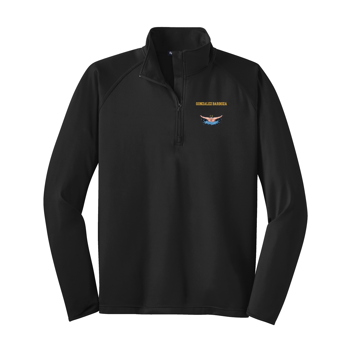 Q-Zip Pullover — Shirsey in Black
