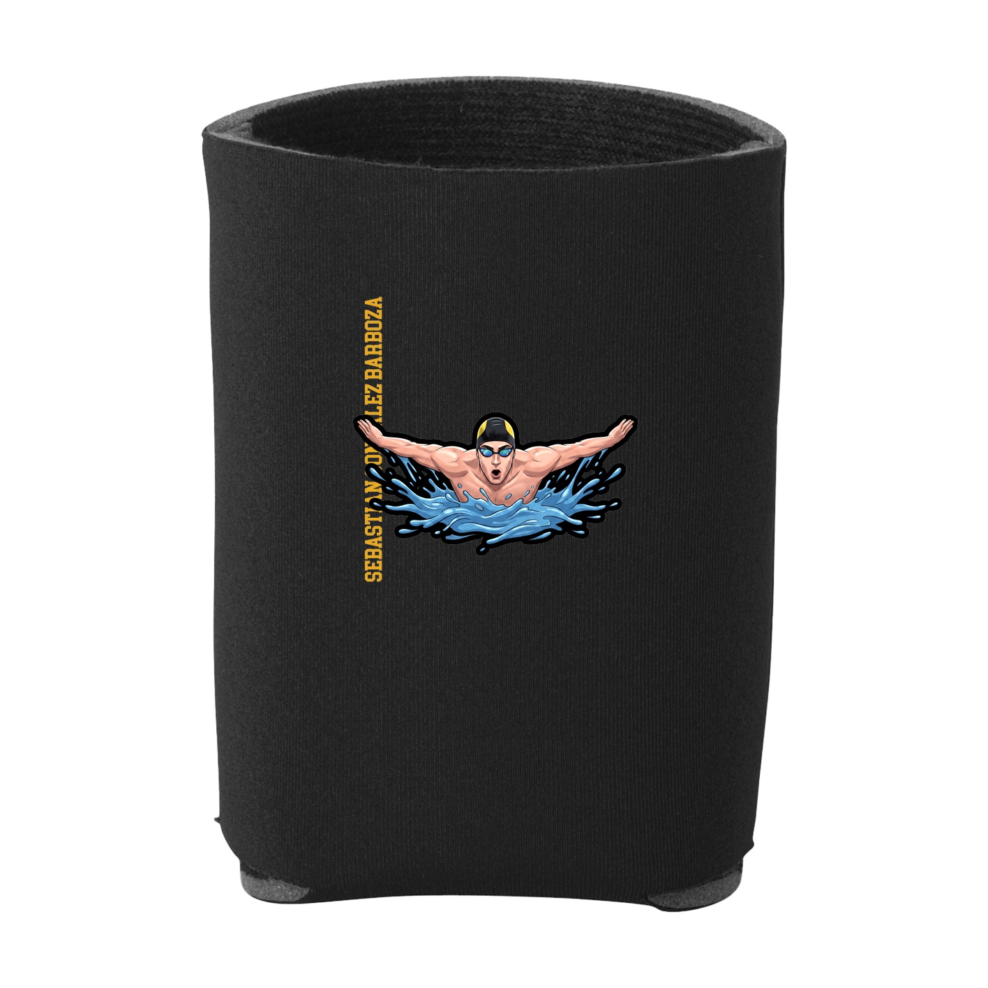 Can Holder — Name Vertical in Black