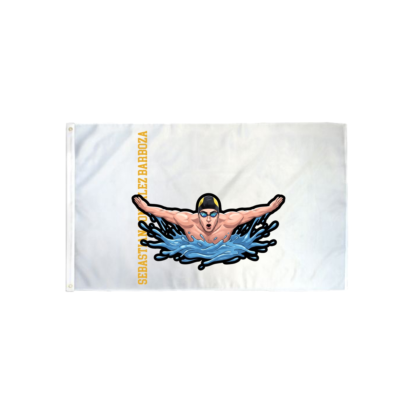 3x5 Flag — Name Vertical in Classic