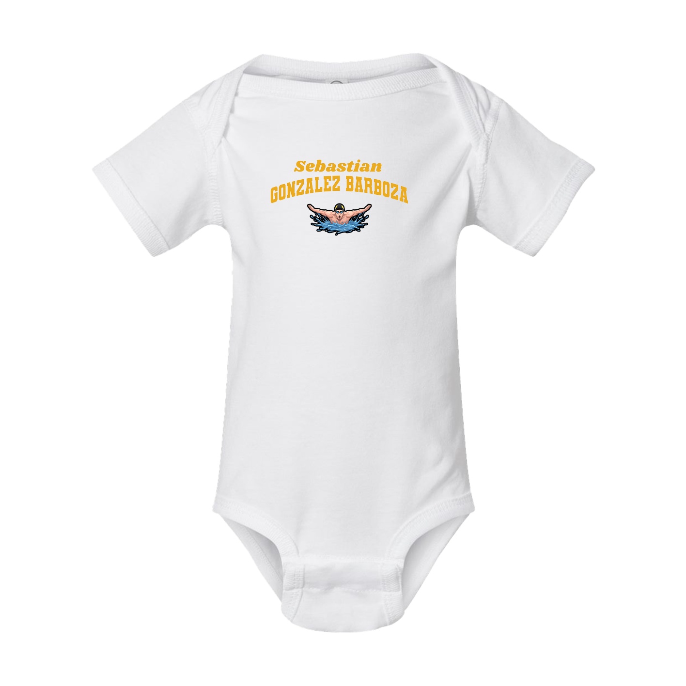 Baby Onesie — Signature Arch in White