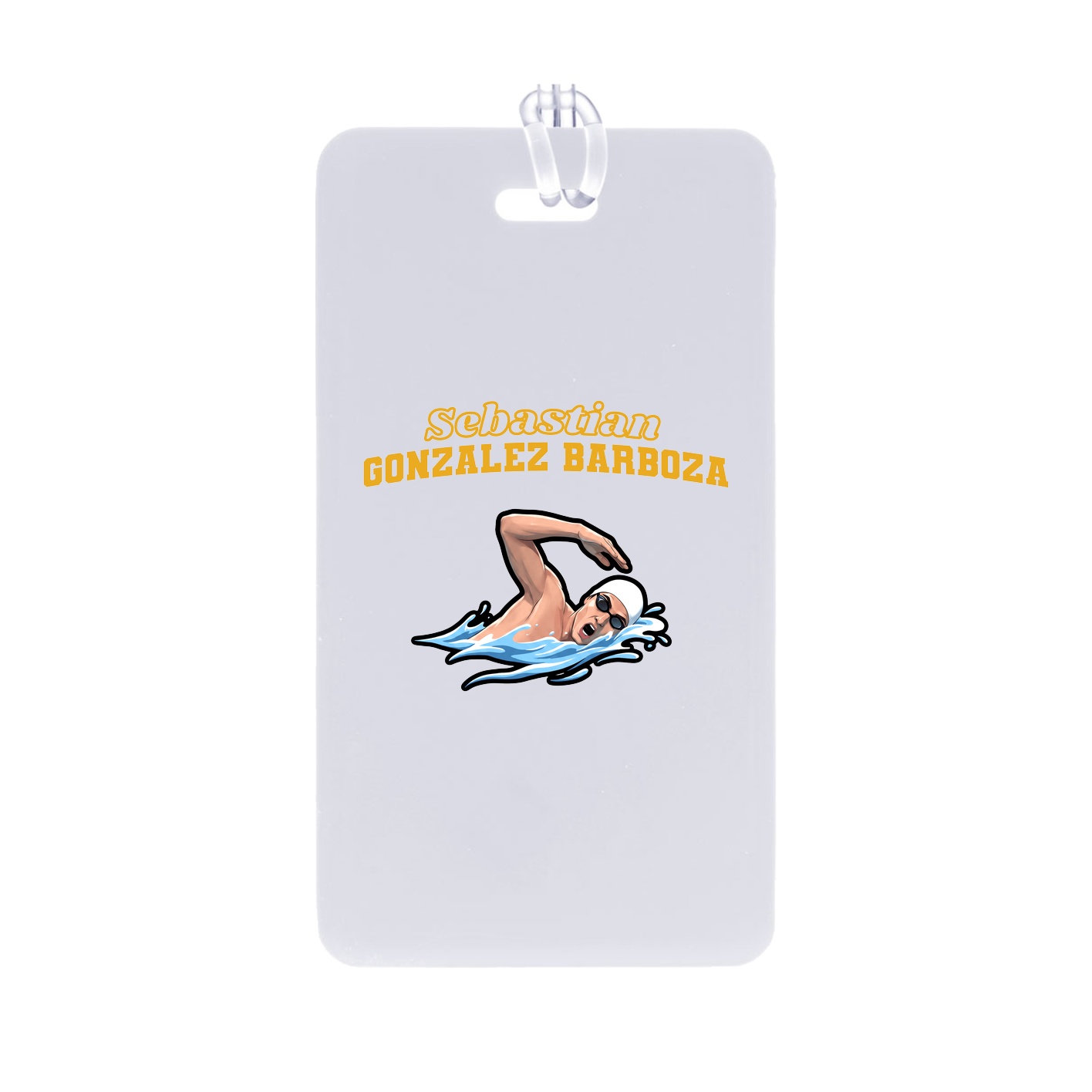 Bag Tag — Name Arch in Classic