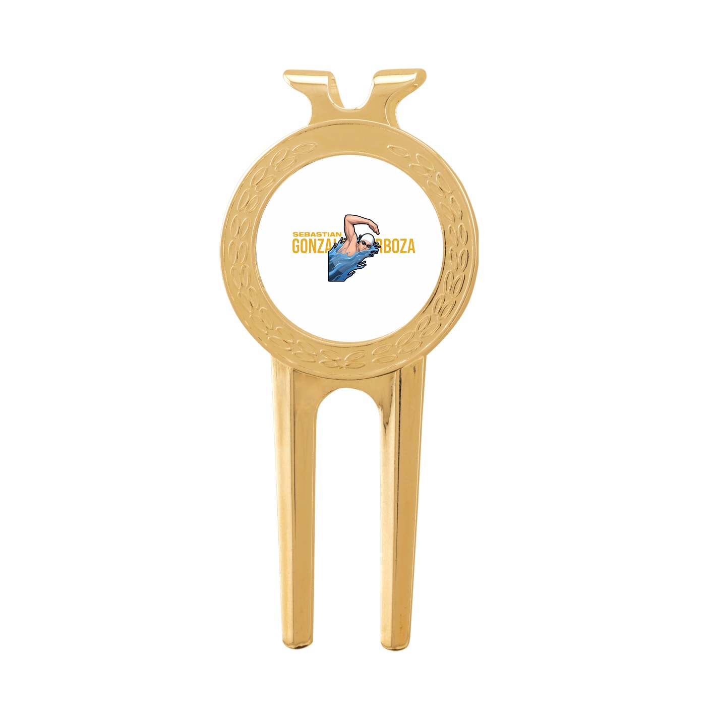 Divot Tool with Ball Marker — Player Name in Classic