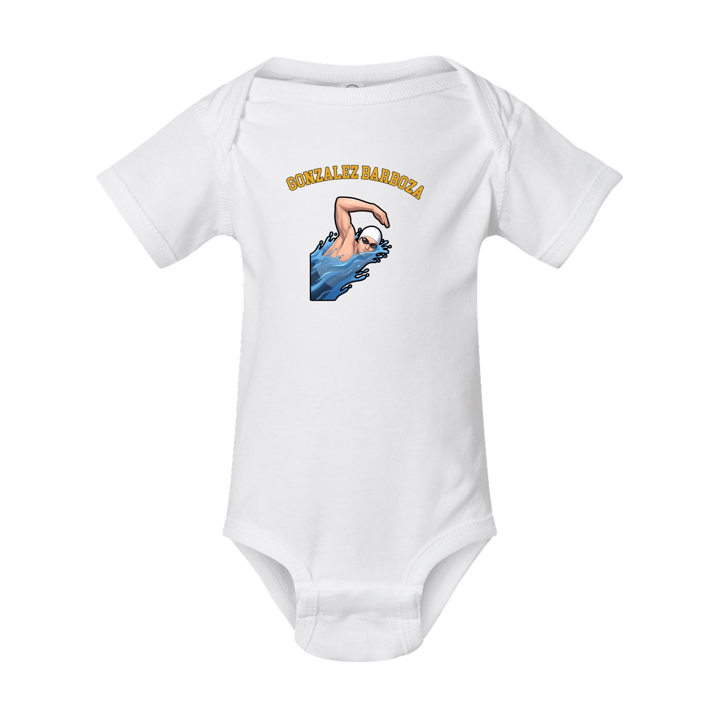 Baby Onesie — Shirsey Arch in White