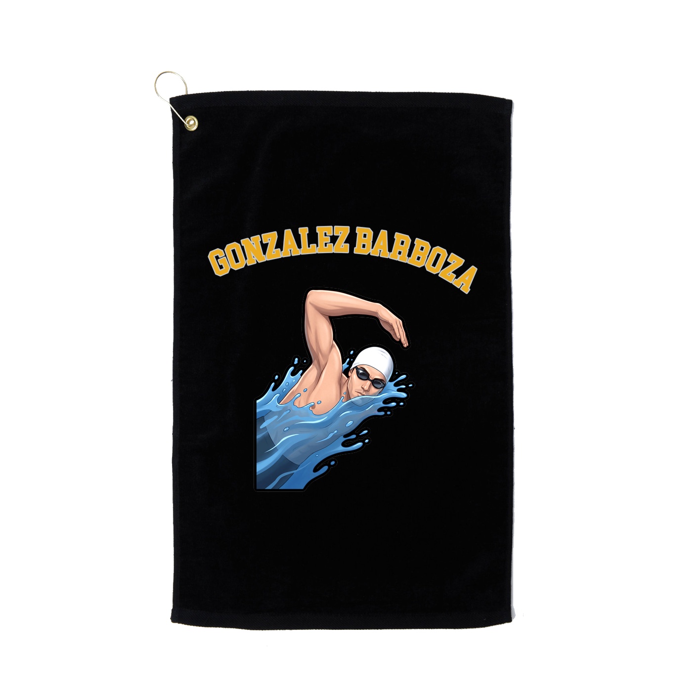 Golf Towel — Shirsey Arch in Black