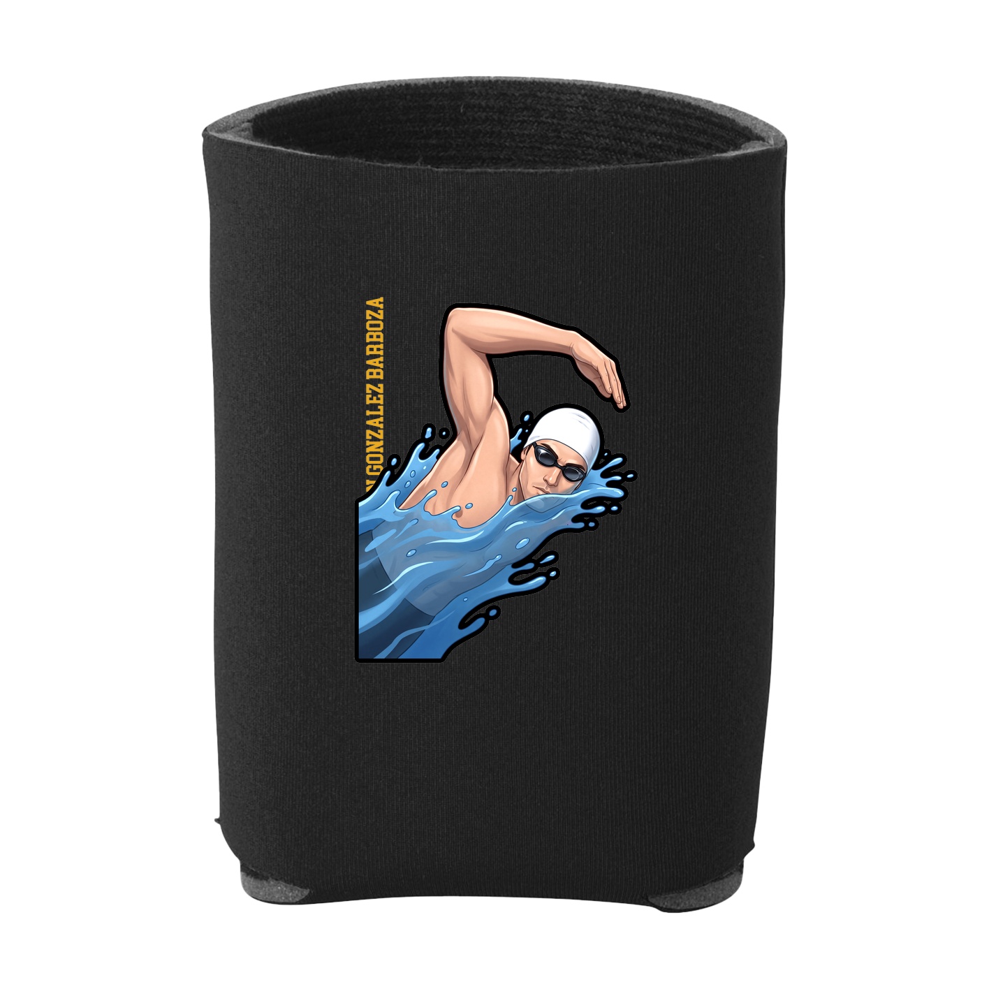Can Holder — Name Vertical in Black