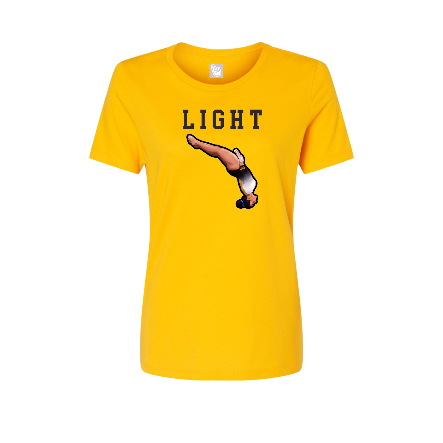 Fitted Women's Tee — Shirsey in Gold