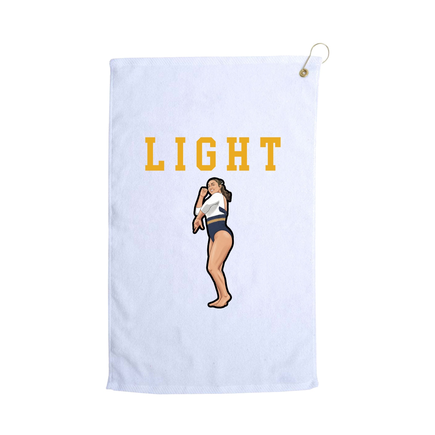 Golf Towel — Shirsey in White