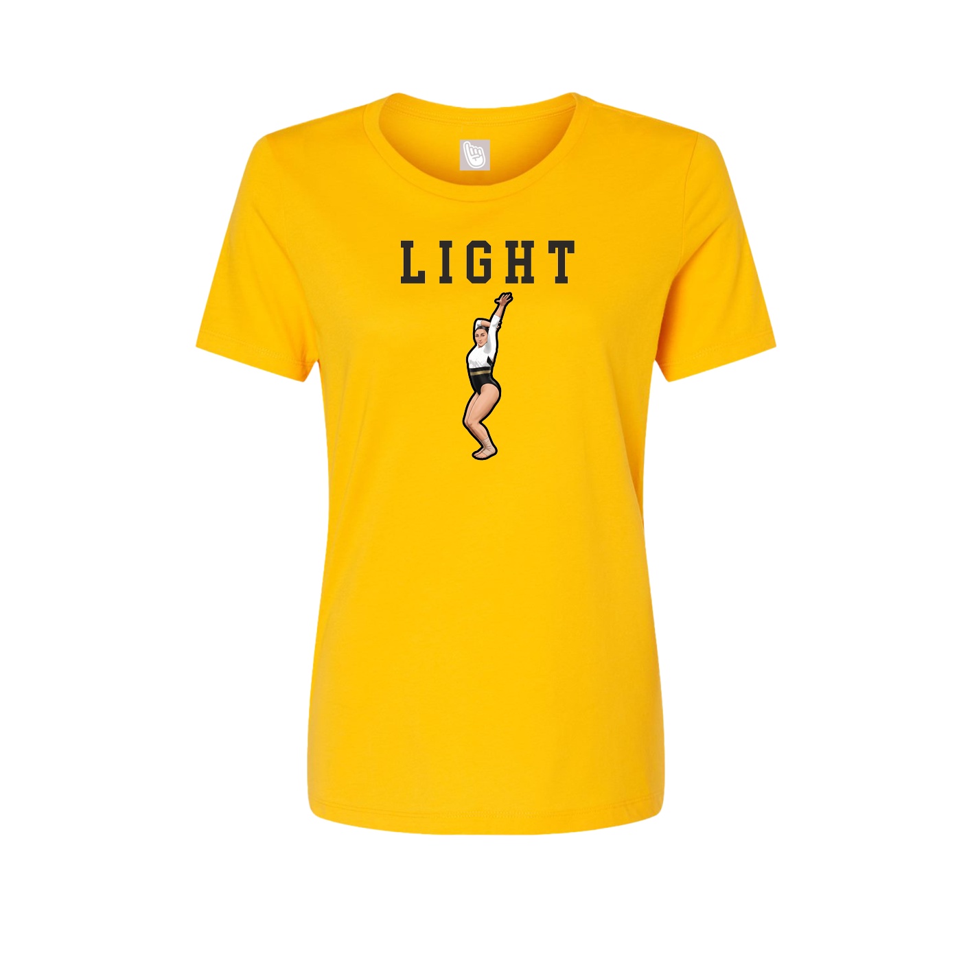 Fitted Women's Tee — Shirsey in Gold