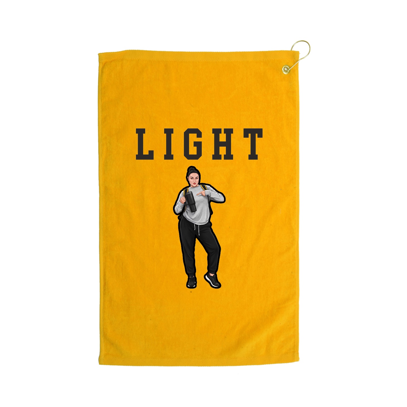 Golf Towel — Shirsey in Gold