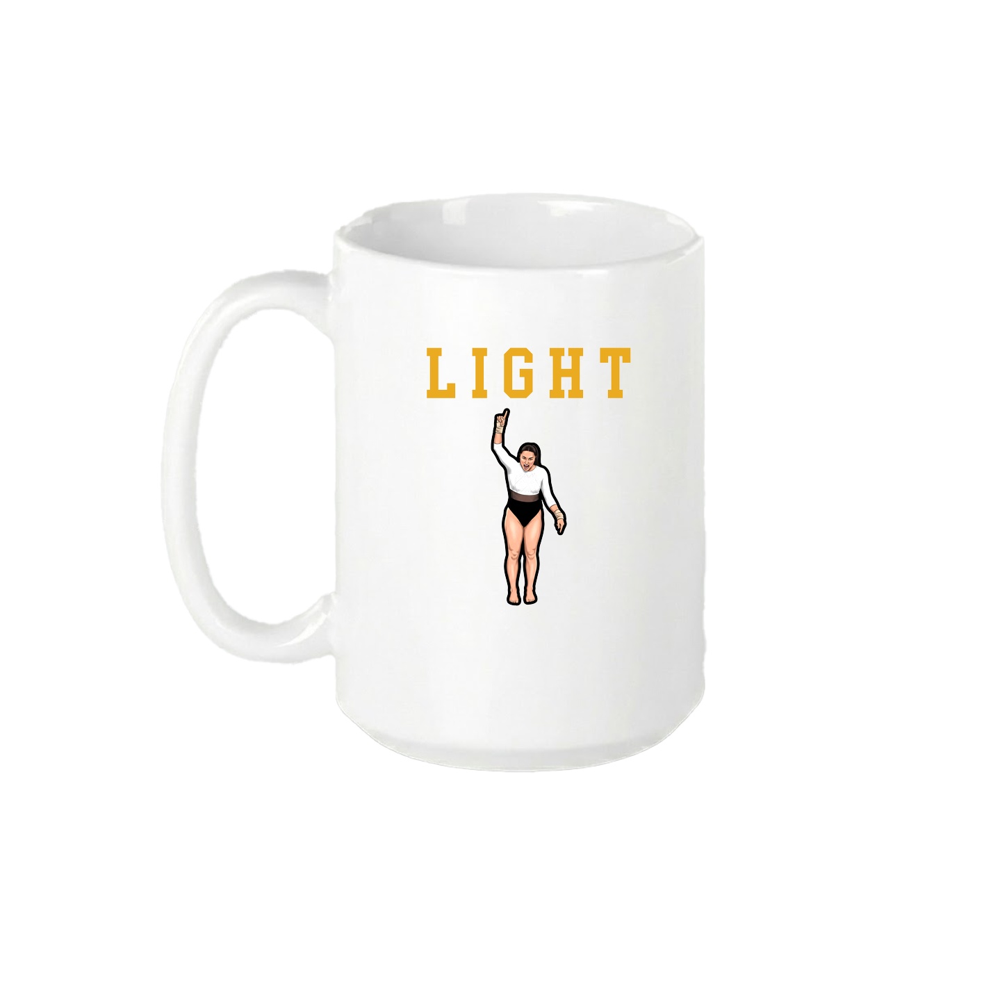 15oz Coffee Mug — Shirsey in White