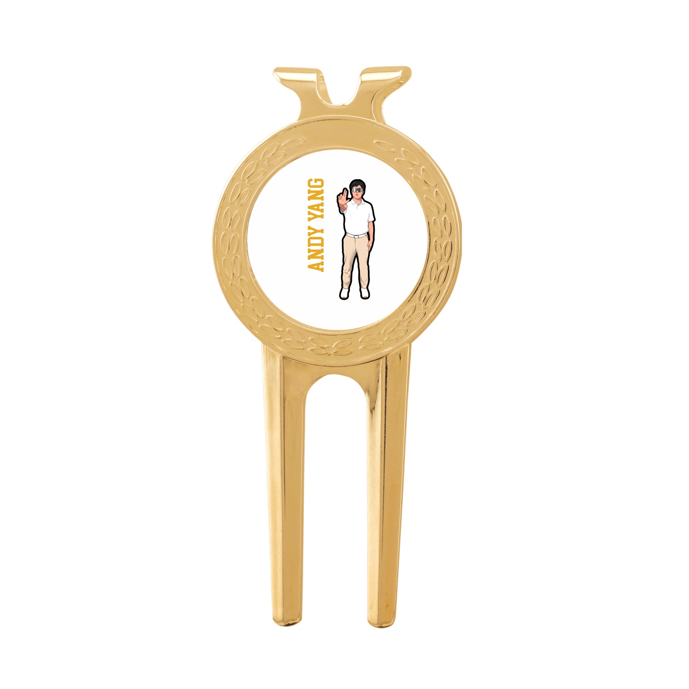 Divot Tool with Ball Marker — Name Vertical in Classic