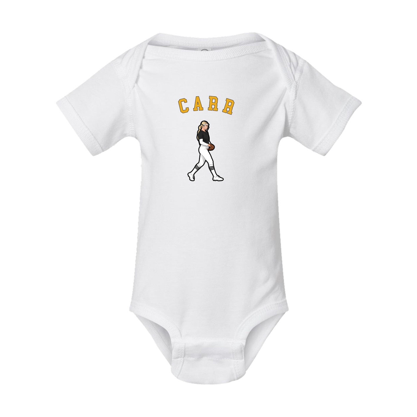 Baby Onesie — Shirsey Arch in White