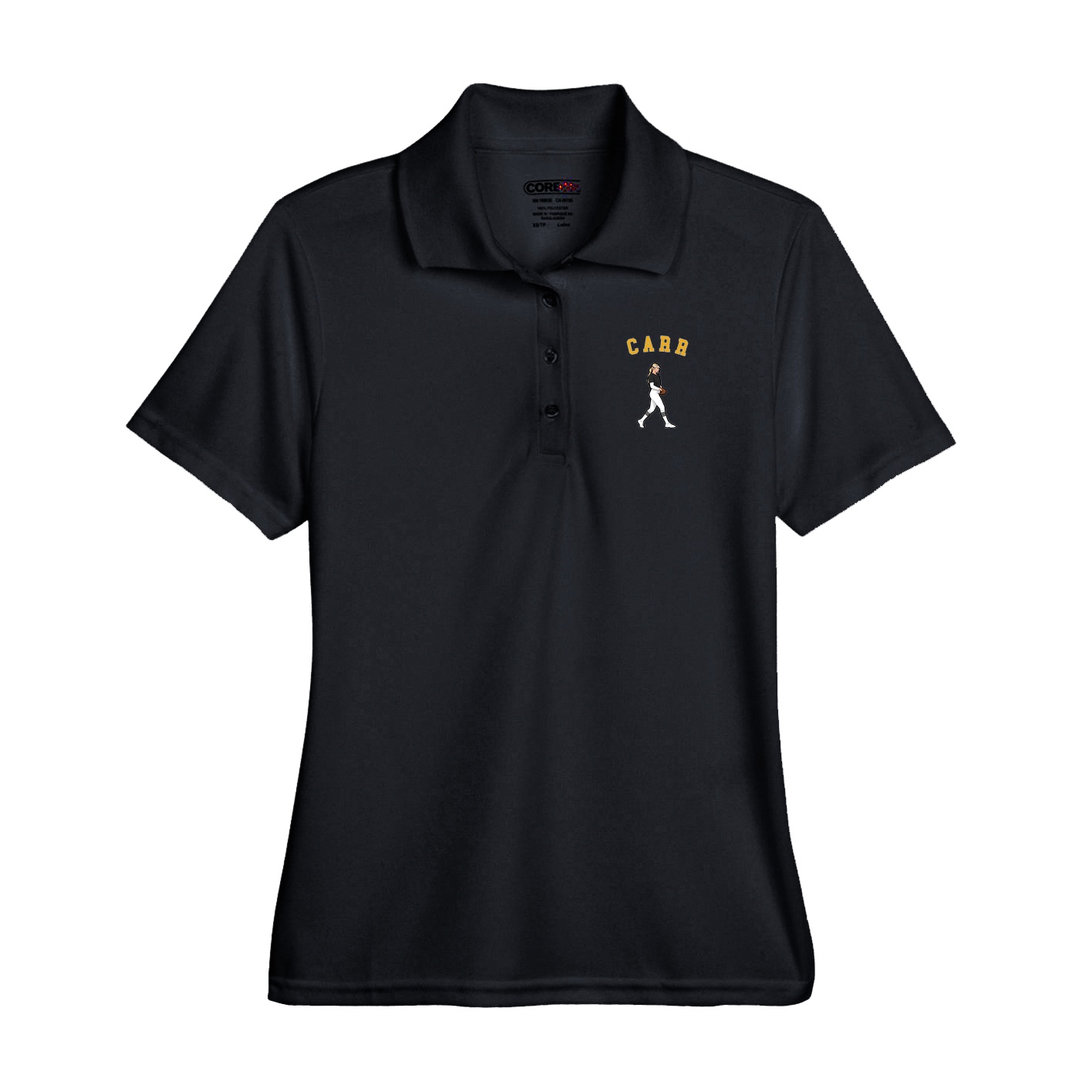 Performance Polo — Shirsey Arch in Black