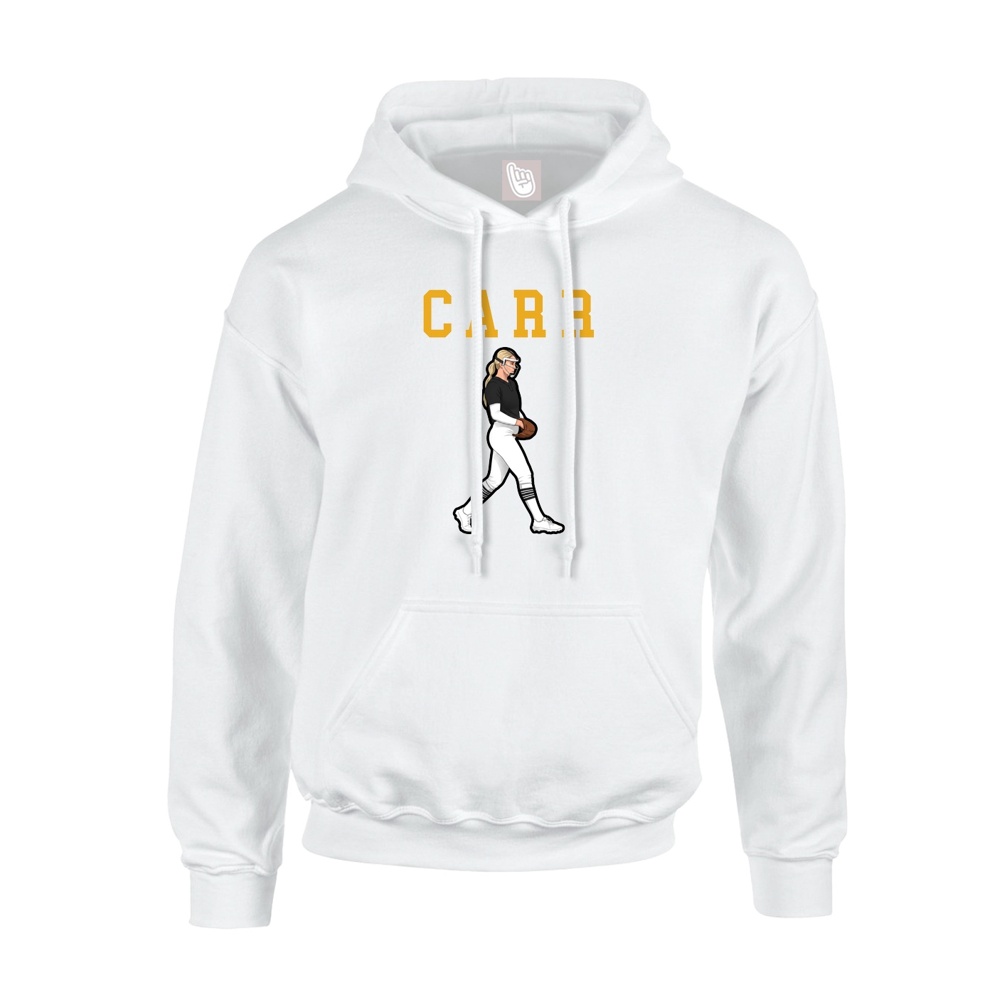 Youth Hoodie — Shirsey in White