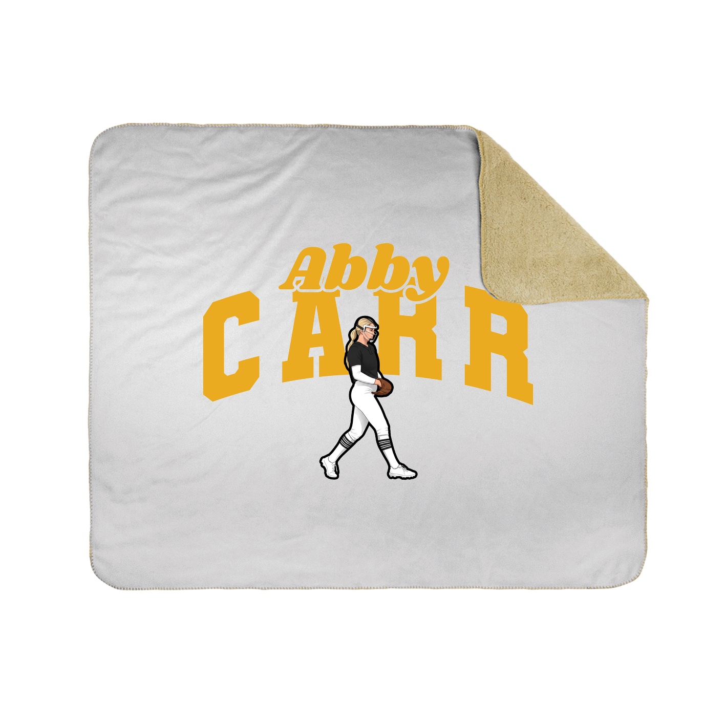 Throw Blanket — Signature Arch in White