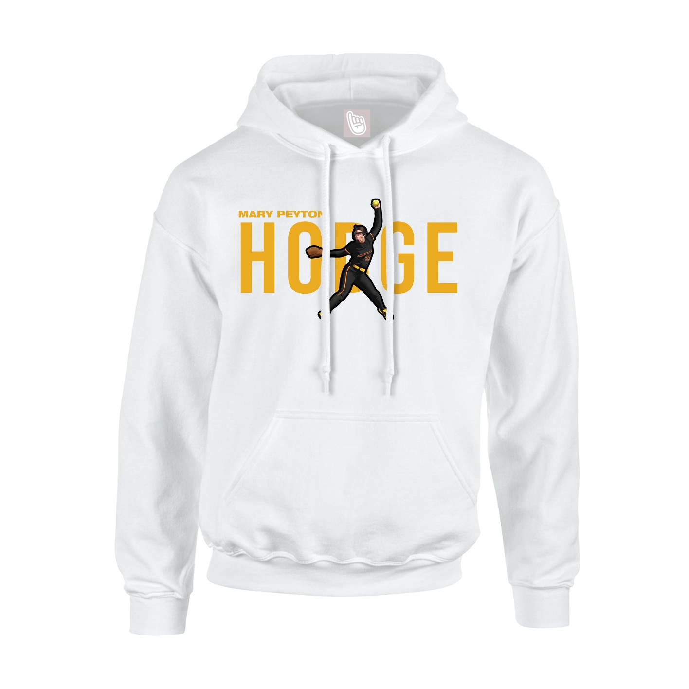 Hoodie — Player Name in White