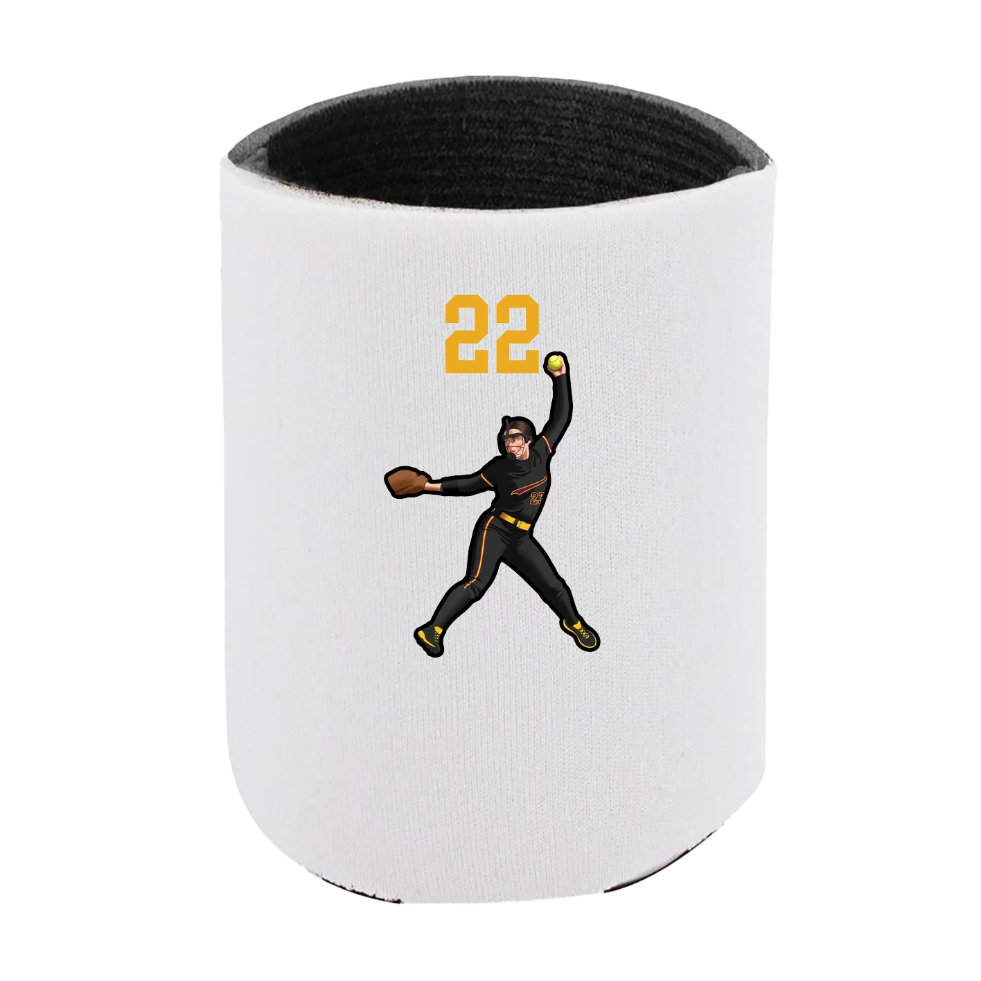Can Holder — Number Top in White