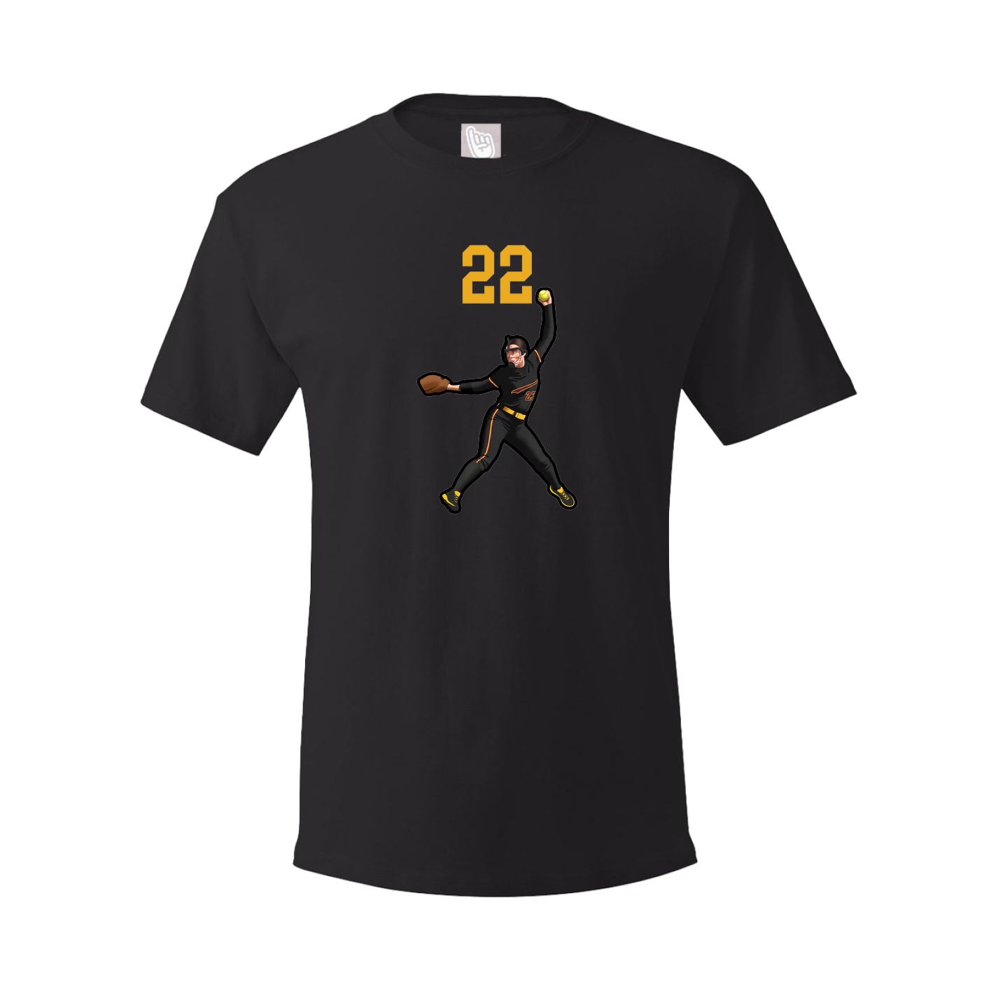 Tee — Number Top in Black
