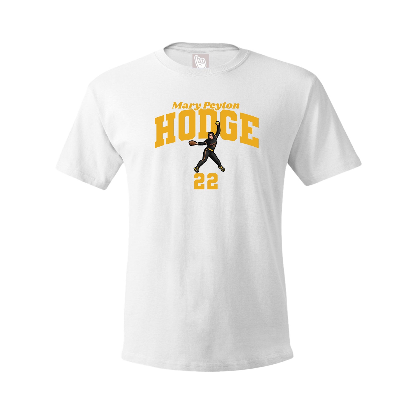 Youth Tee — Signature Arch in White