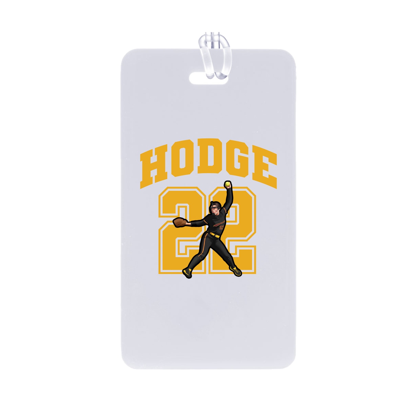 Bag Tag — Number in Classic
