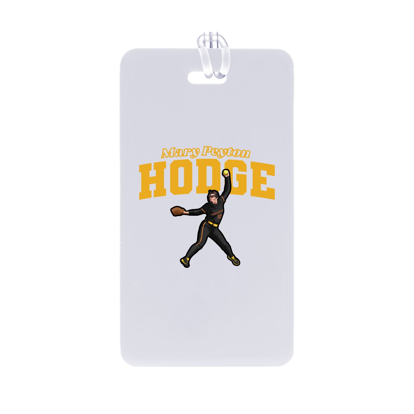 Bag Tag — Name Arch in Classic