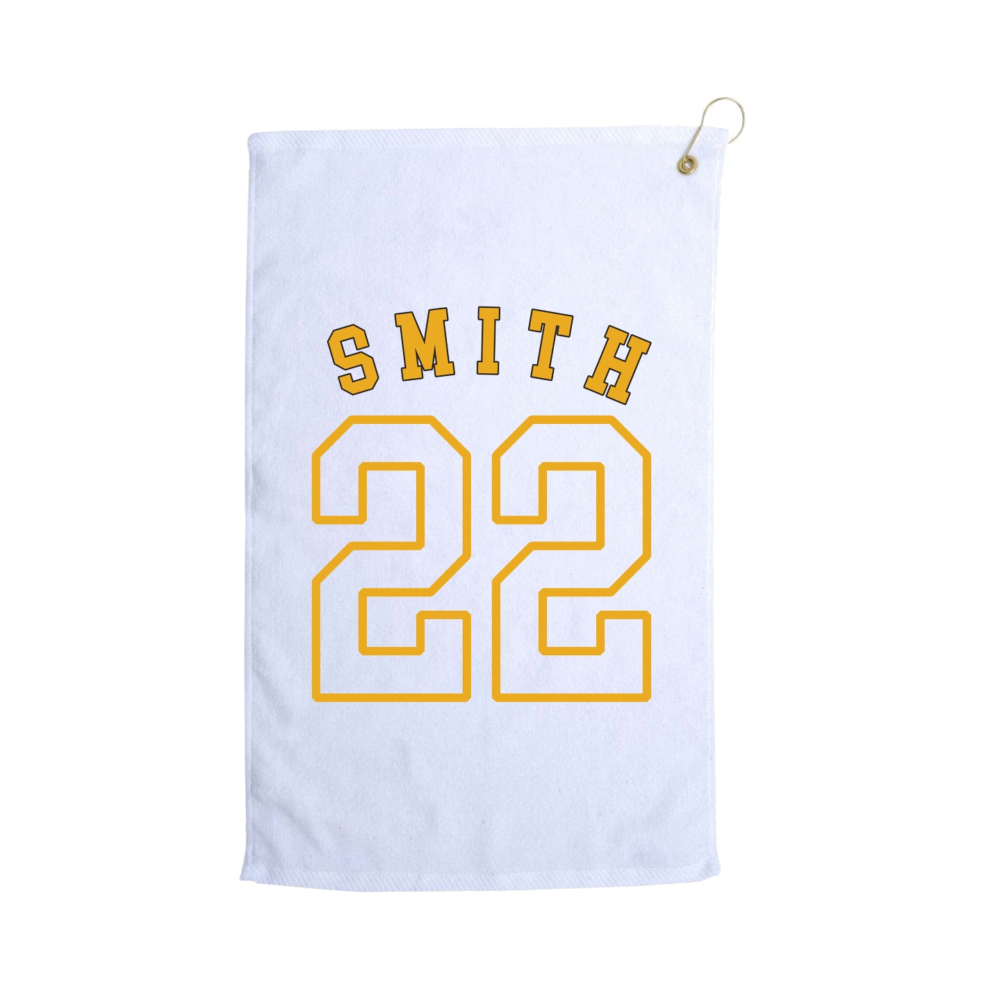 Golf Towel — Shirsey Arch in White