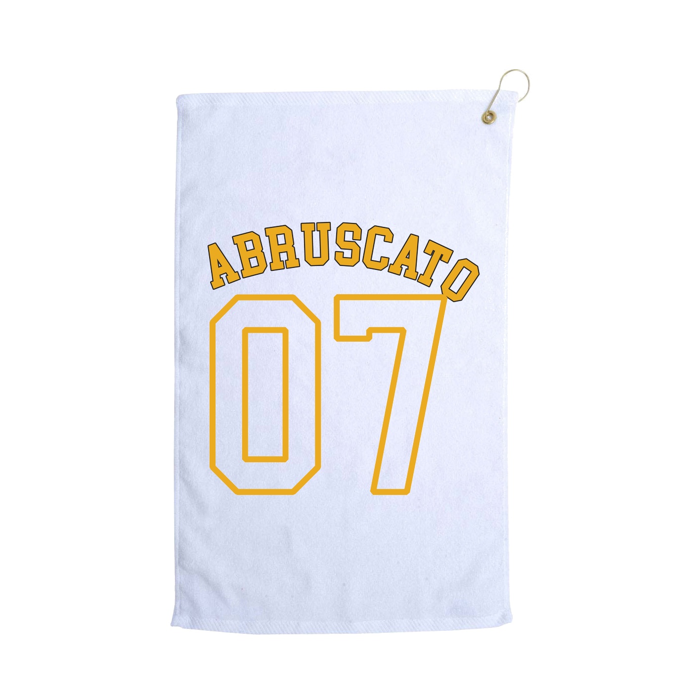 Golf Towel — Shirsey Arch in White