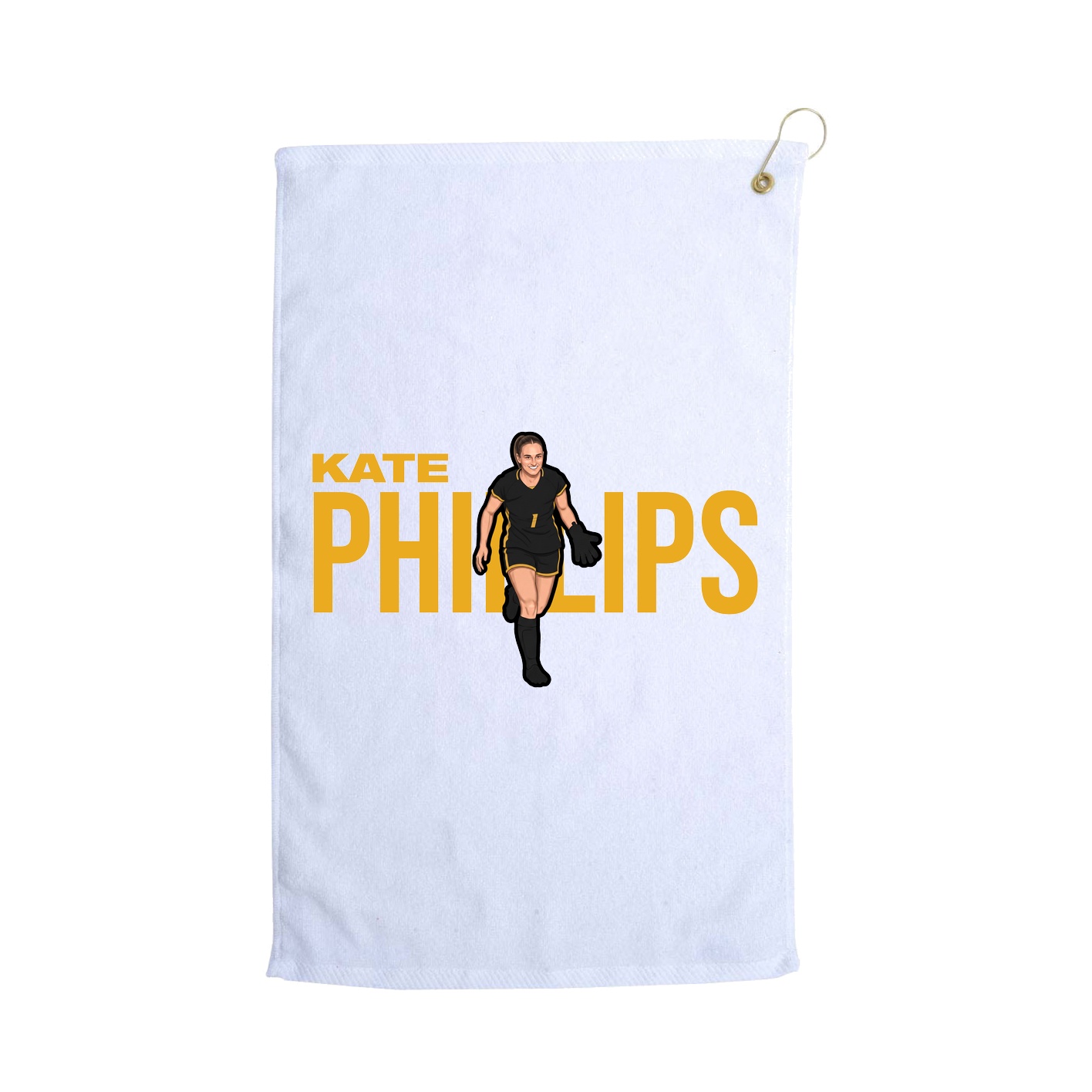 Golf Towel — Player Name in White