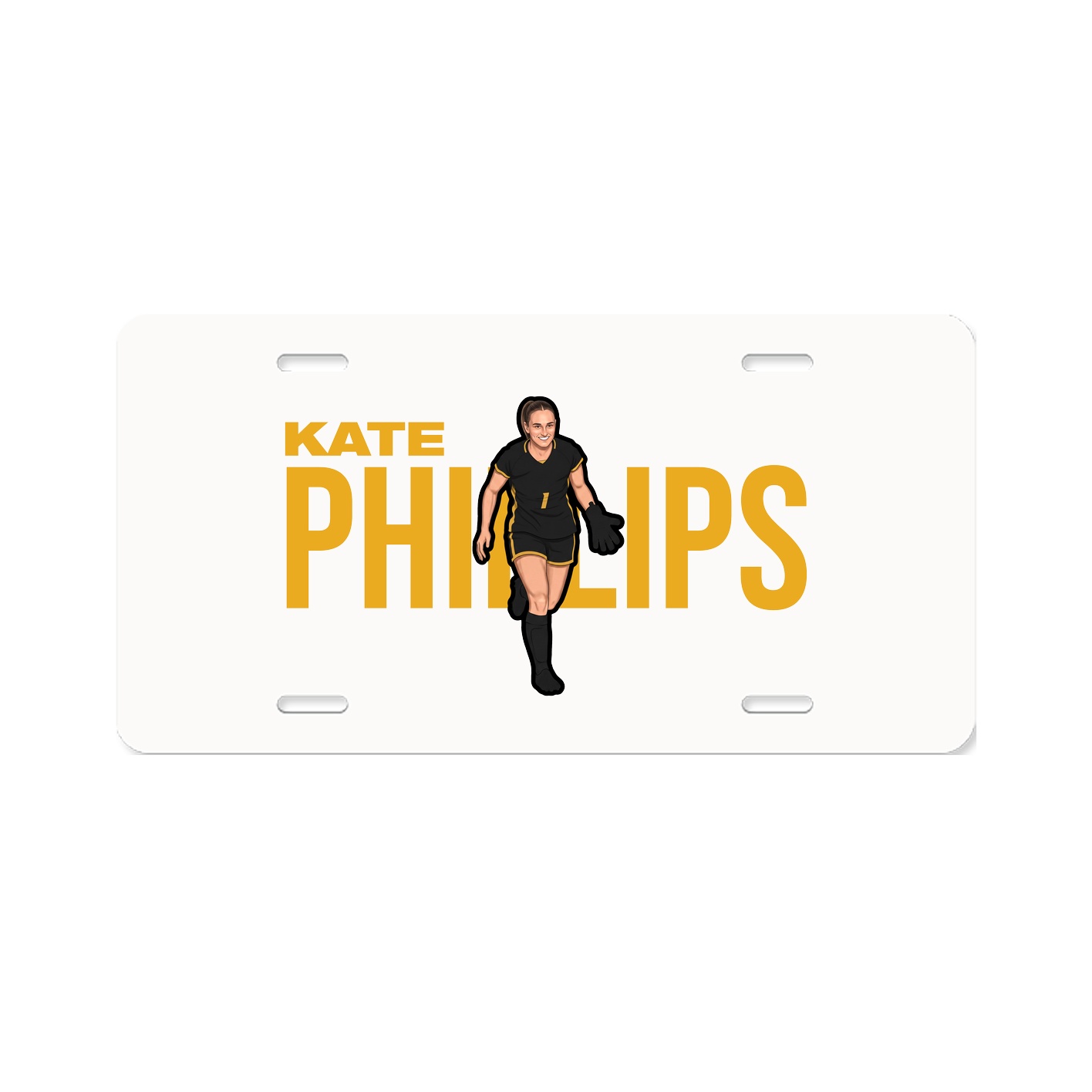 License Plate — Player Name in Classic