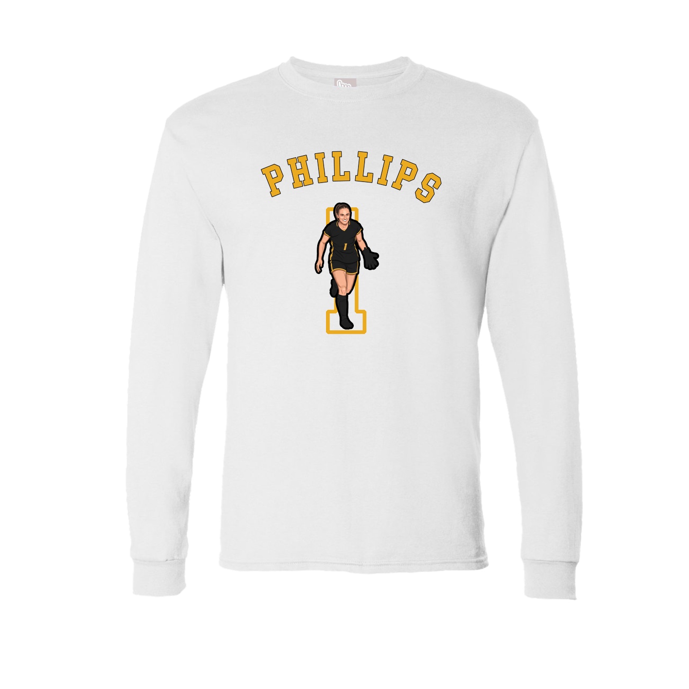 Long Sleeve Tee — Shirsey Arch in White
