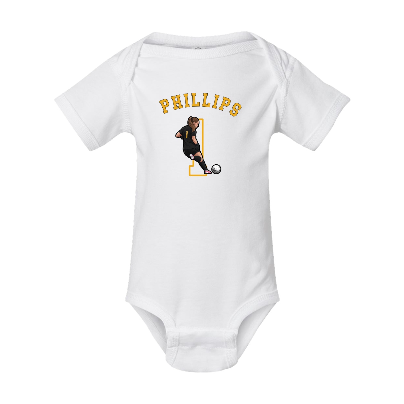 Baby Onesie — Shirsey Arch in White