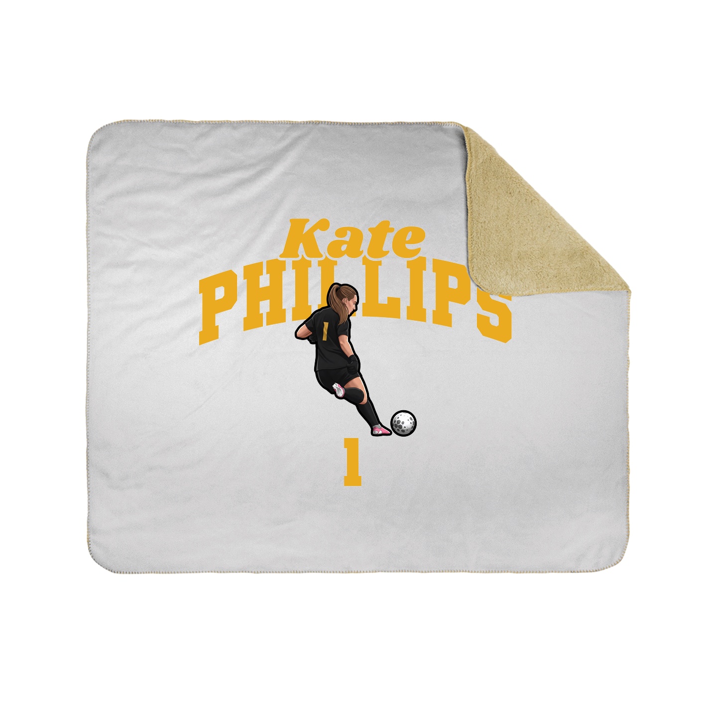 Throw Blanket — Signature Arch in White