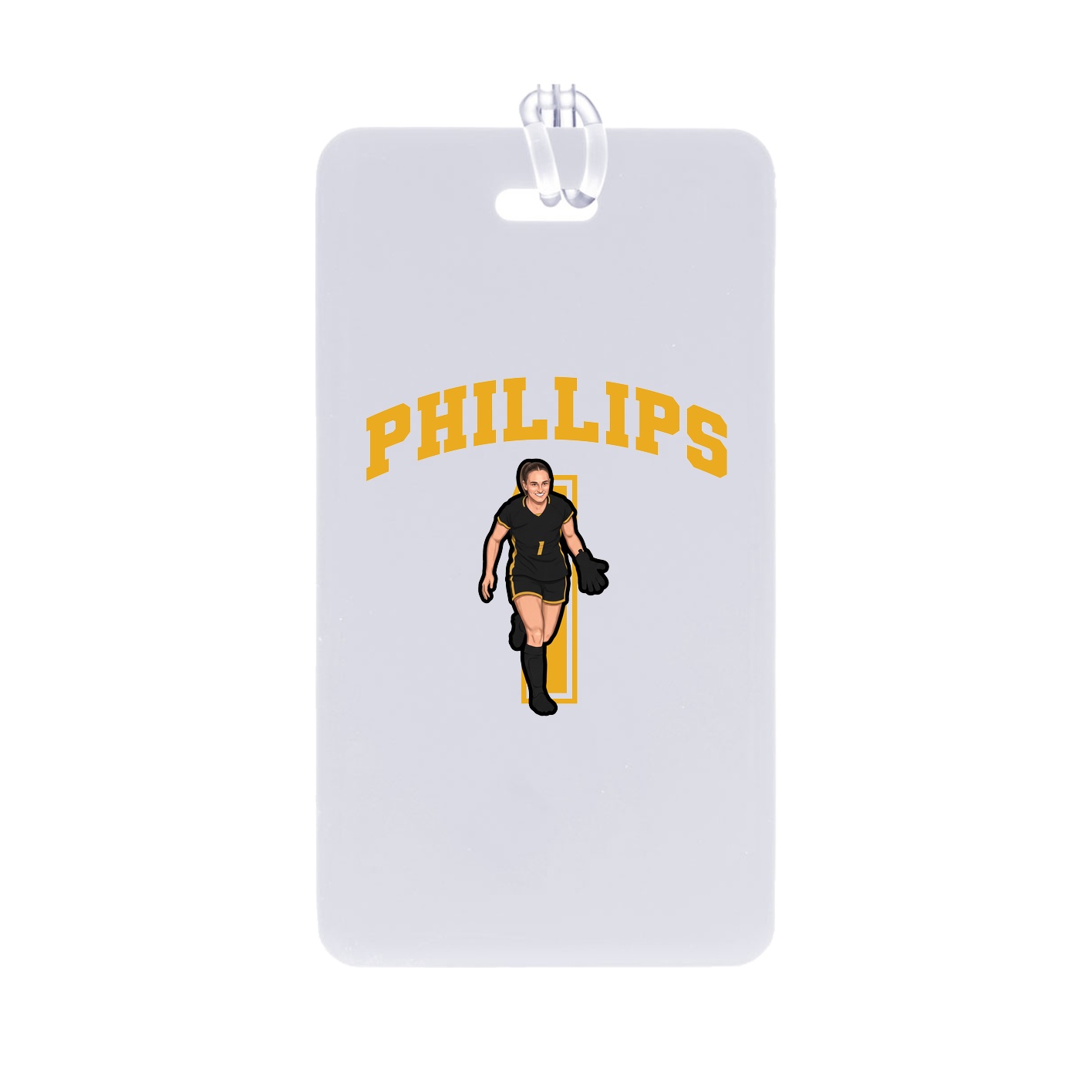Bag Tag — Number in Classic