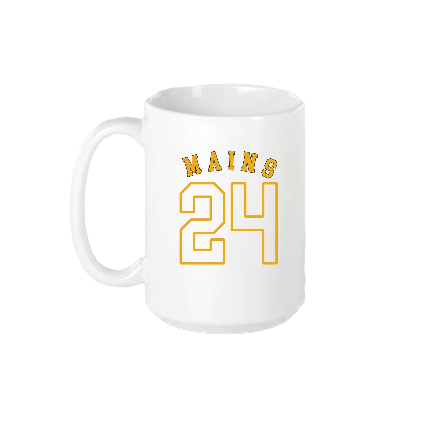 15oz Coffee Mug — Shirsey Arch in White
