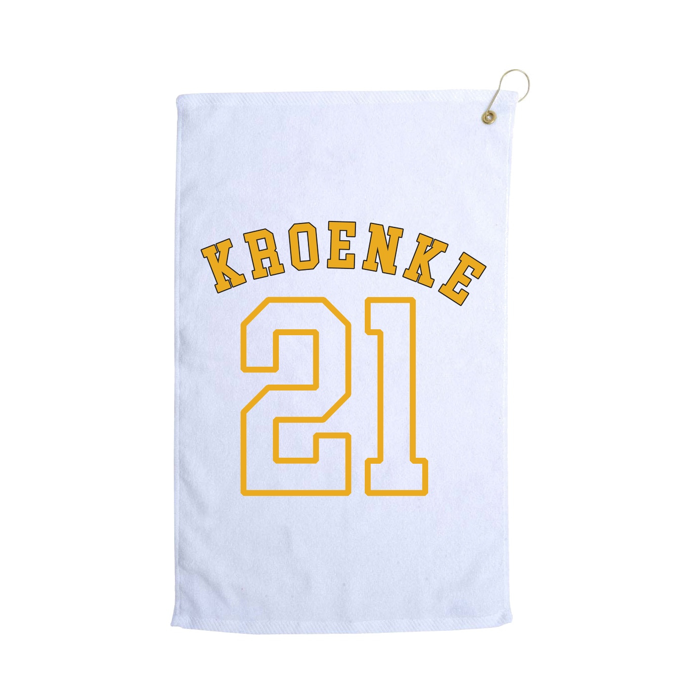 Golf Towel — Shirsey Arch in White