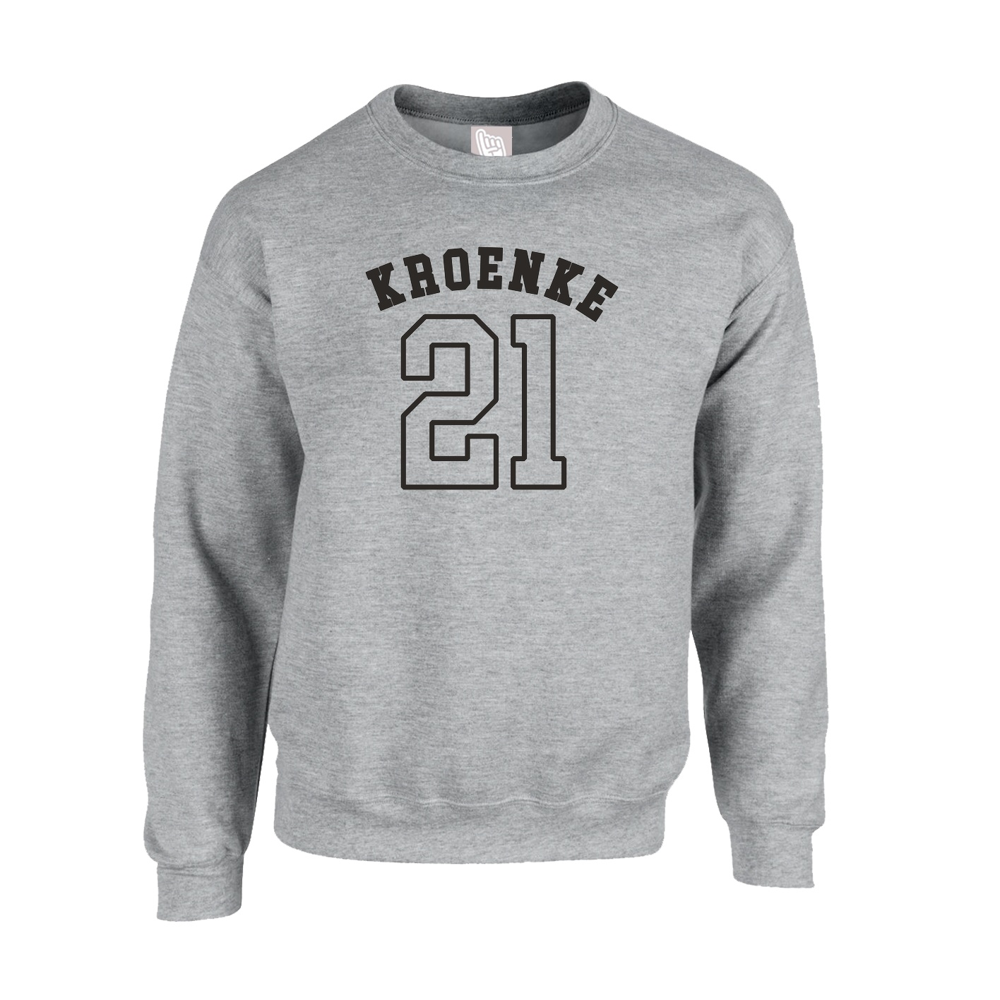 Fleece Crew — Shirsey Arch in Grey