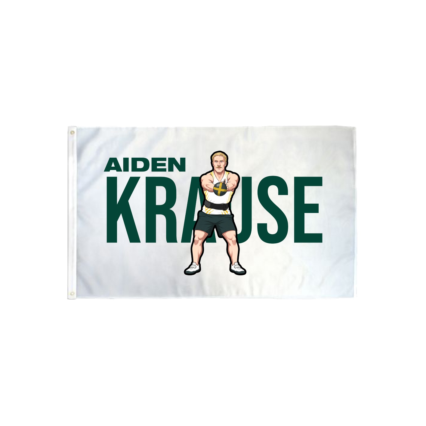 3x5 Flag — Player Name in Classic