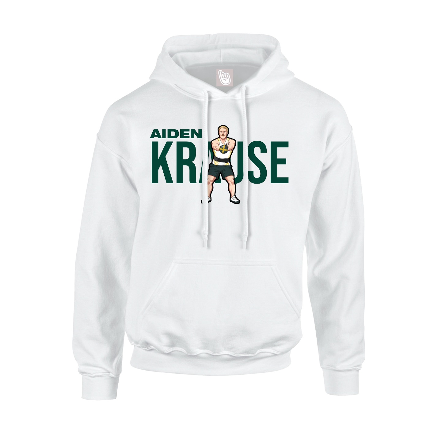 Hoodie — Player Name in White