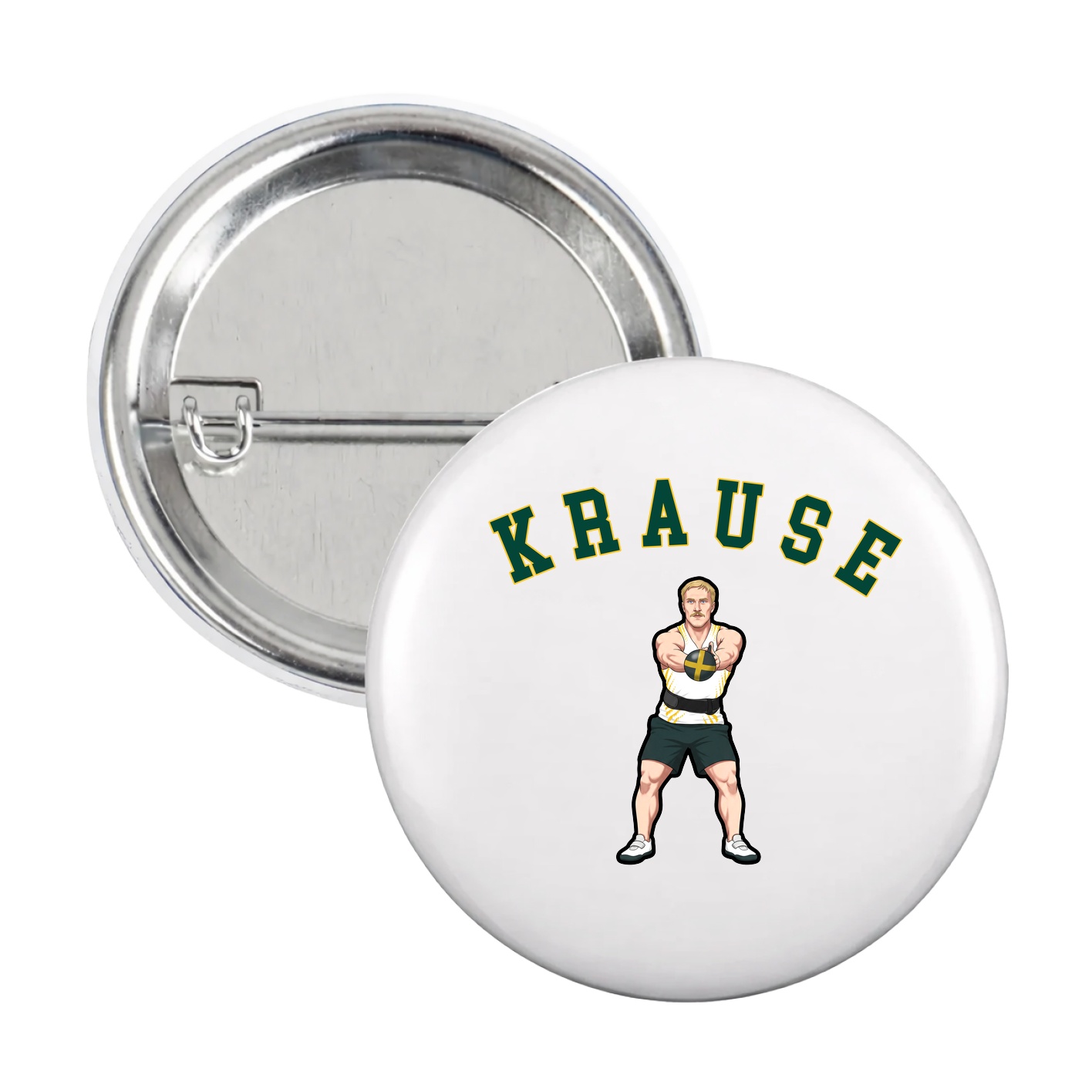 Game Day Button — Shirsey Arch in White