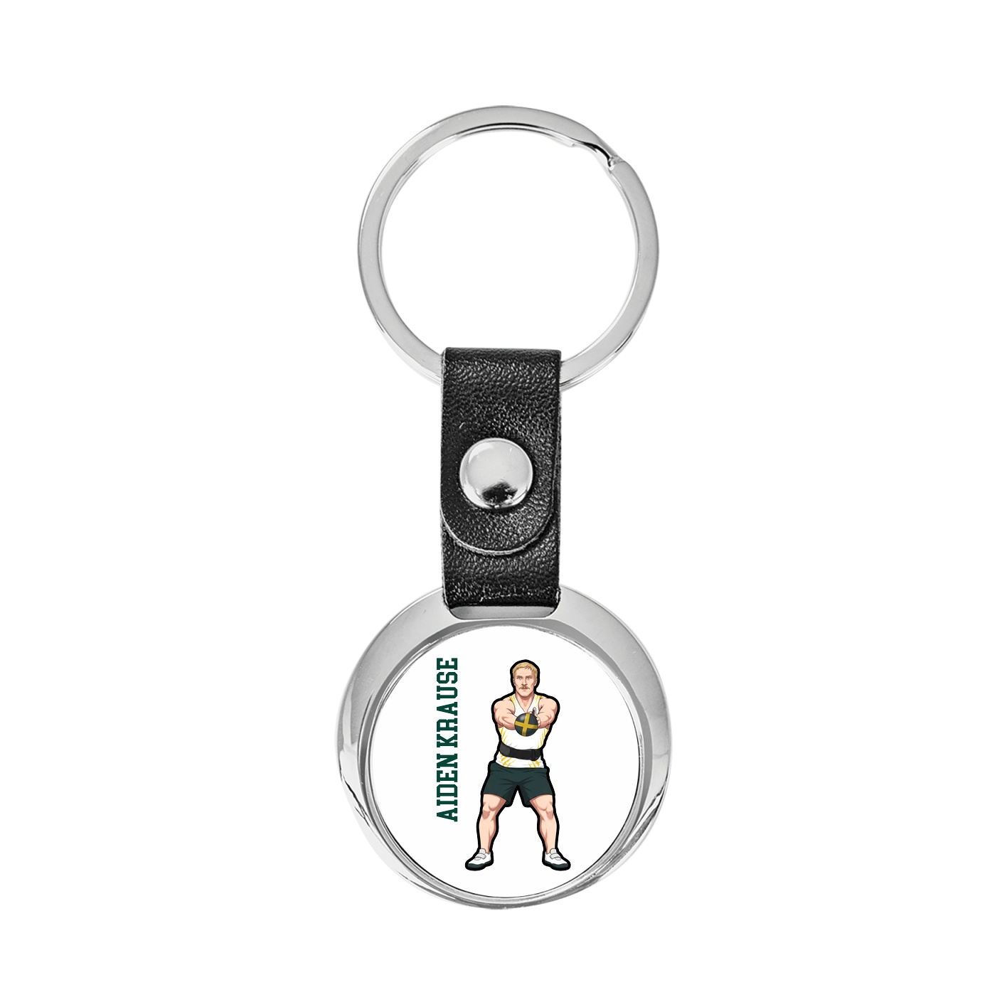 Key Chain — Name Vertical in Classic
