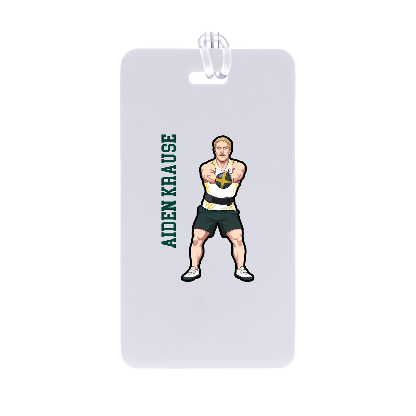 Bag Tag — Name Vertical in Classic
