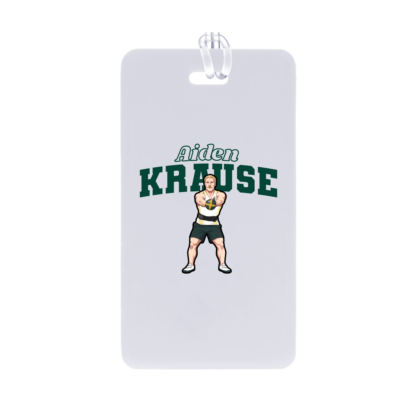 Bag Tag — Name Arch in Classic