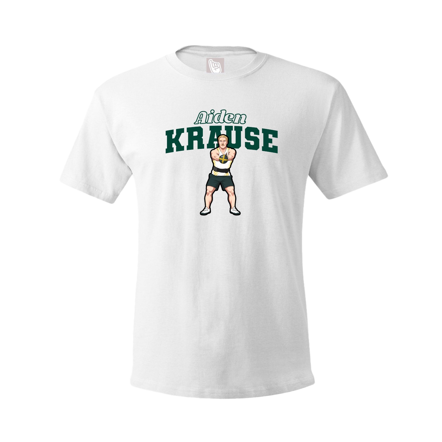 Tee — Name Arch in White