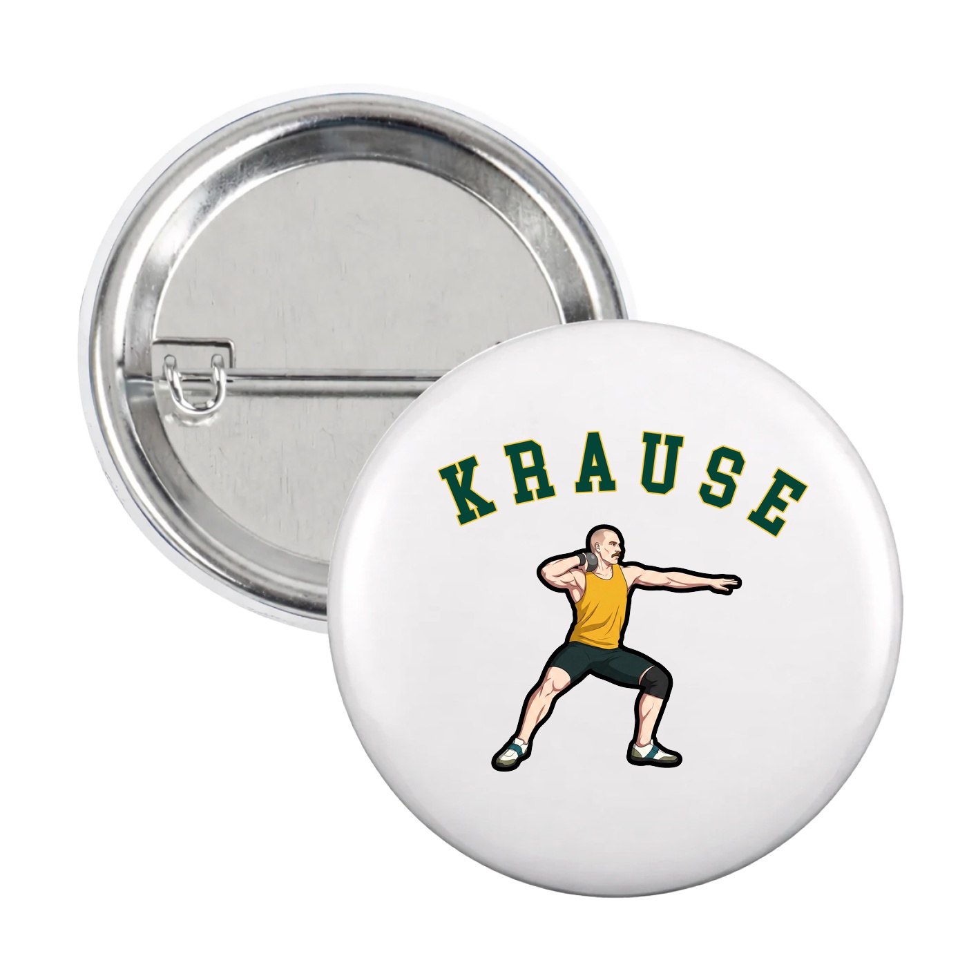 Game Day Button — Shirsey Arch in White