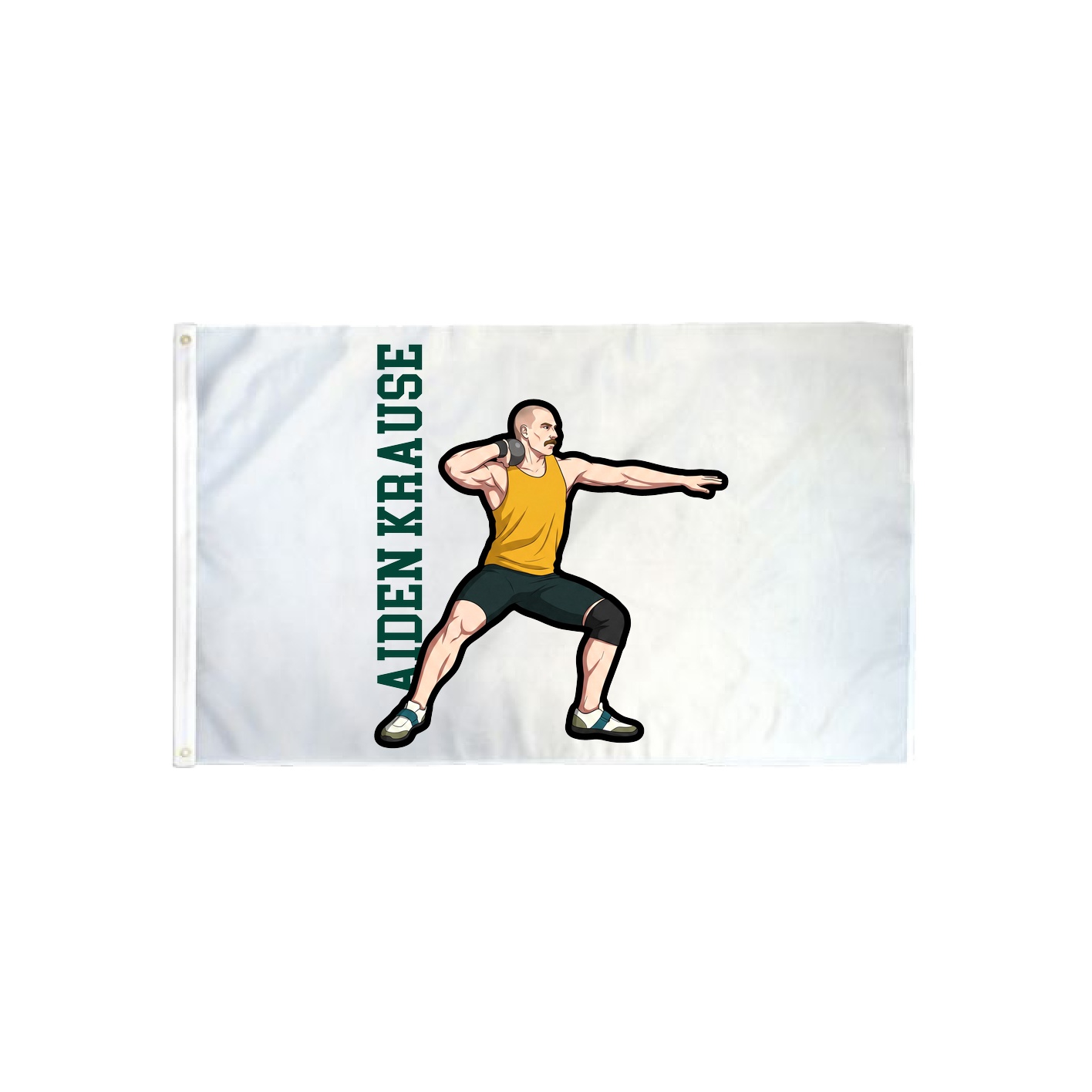 3x5 Flag — Name Vertical in Classic