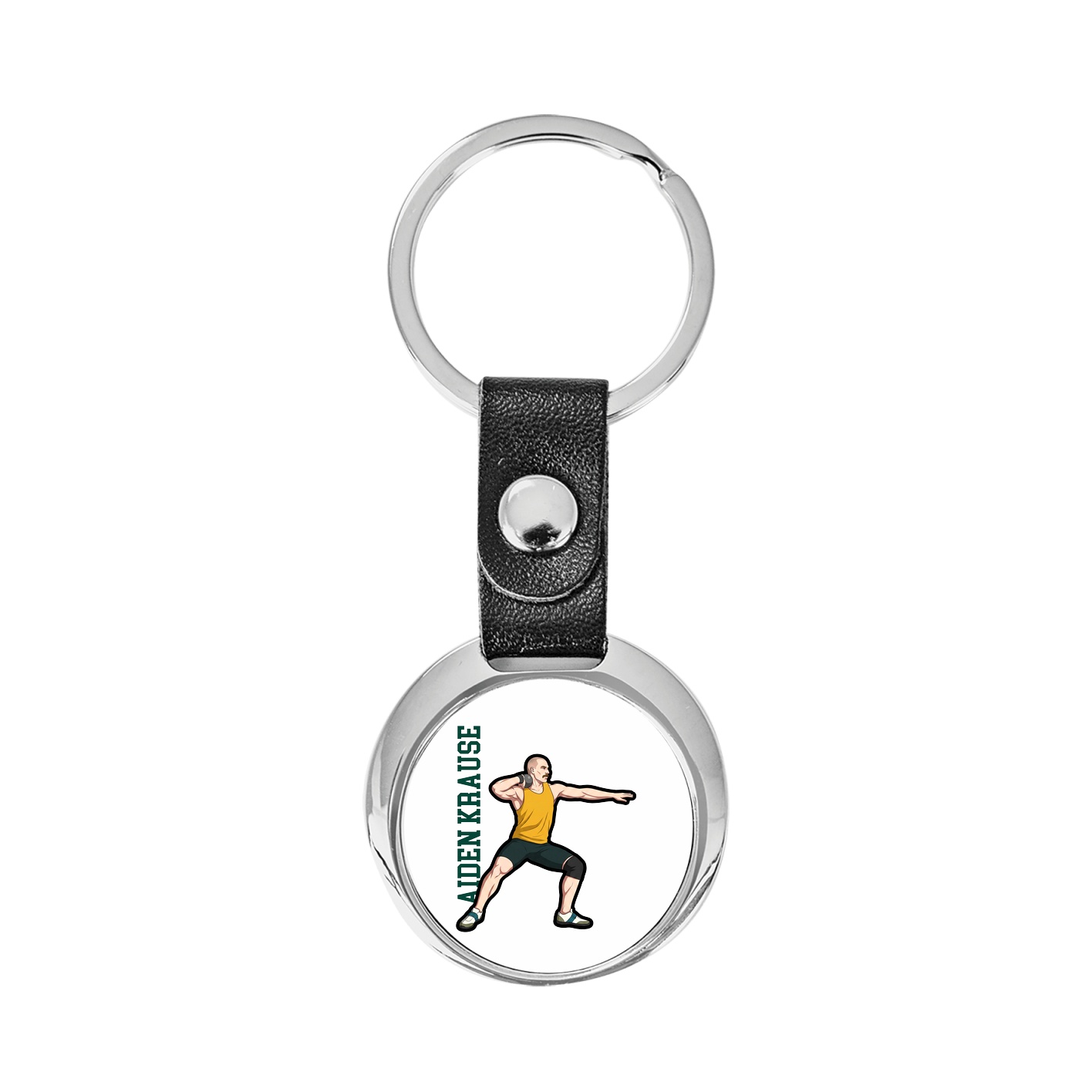 Key Chain — Name Vertical in Classic