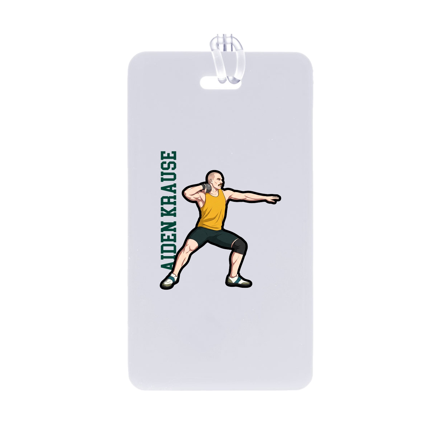 Bag Tag — Name Vertical in Classic
