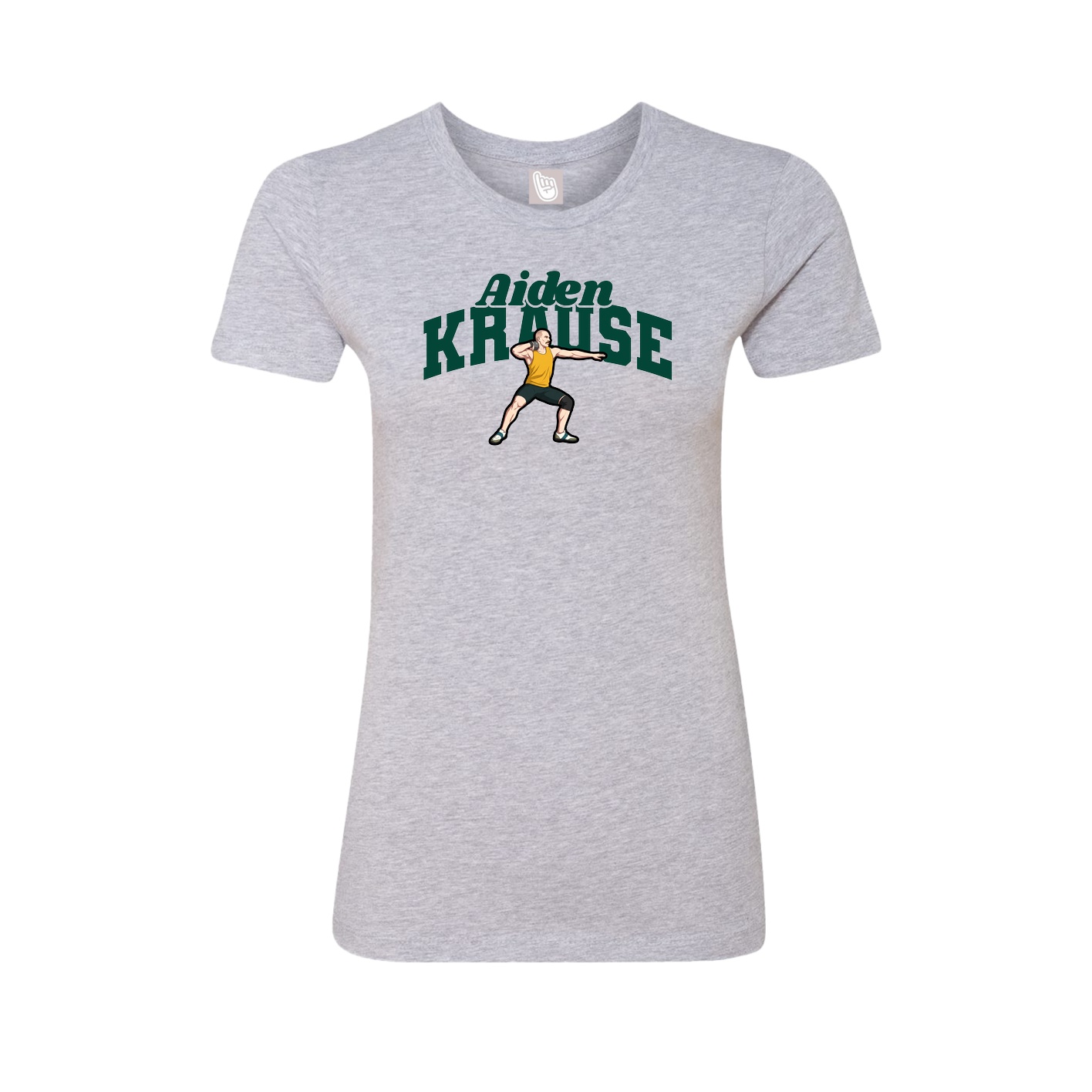 Womens Tee — Signature Arch in Grey