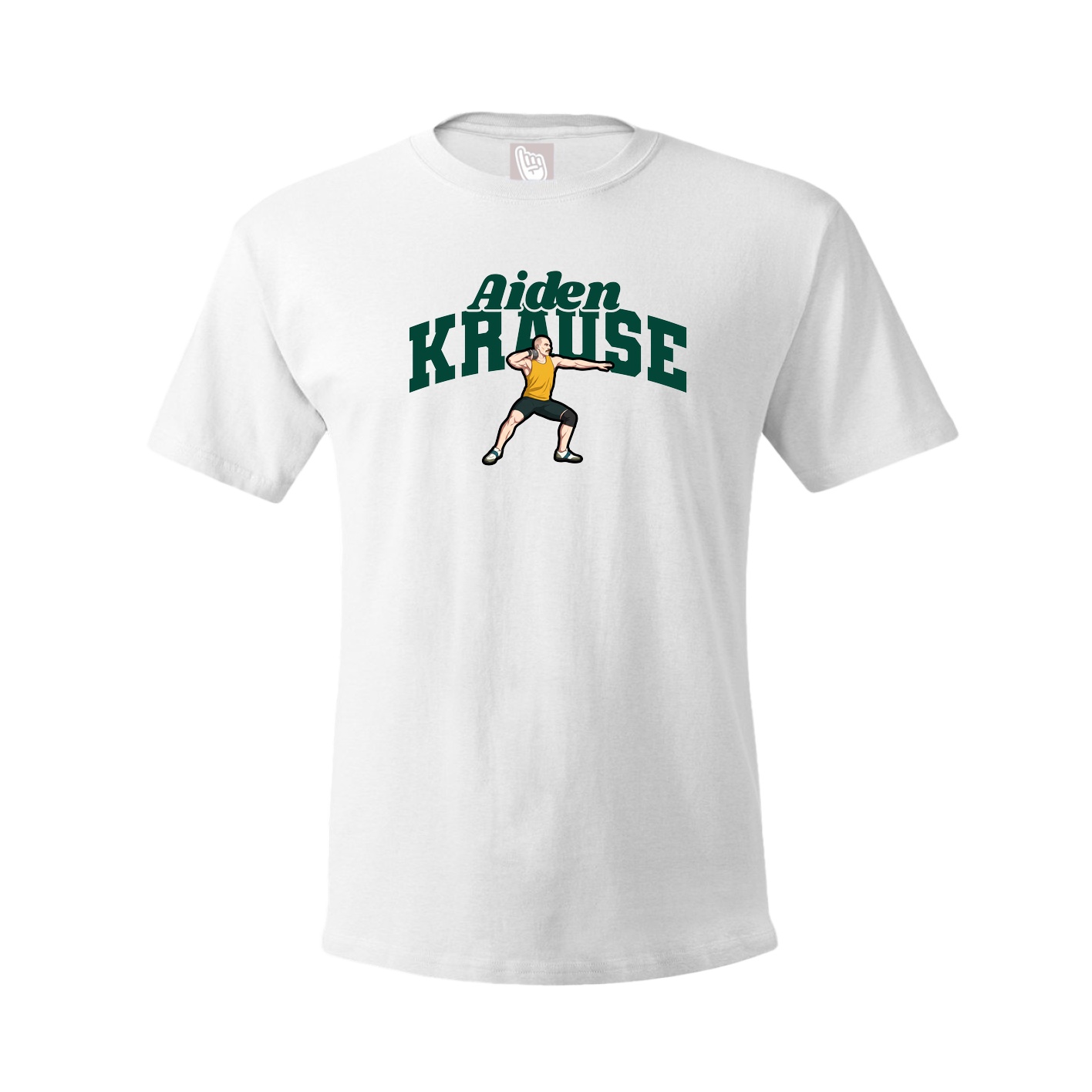 Youth Tee — Signature Arch in White