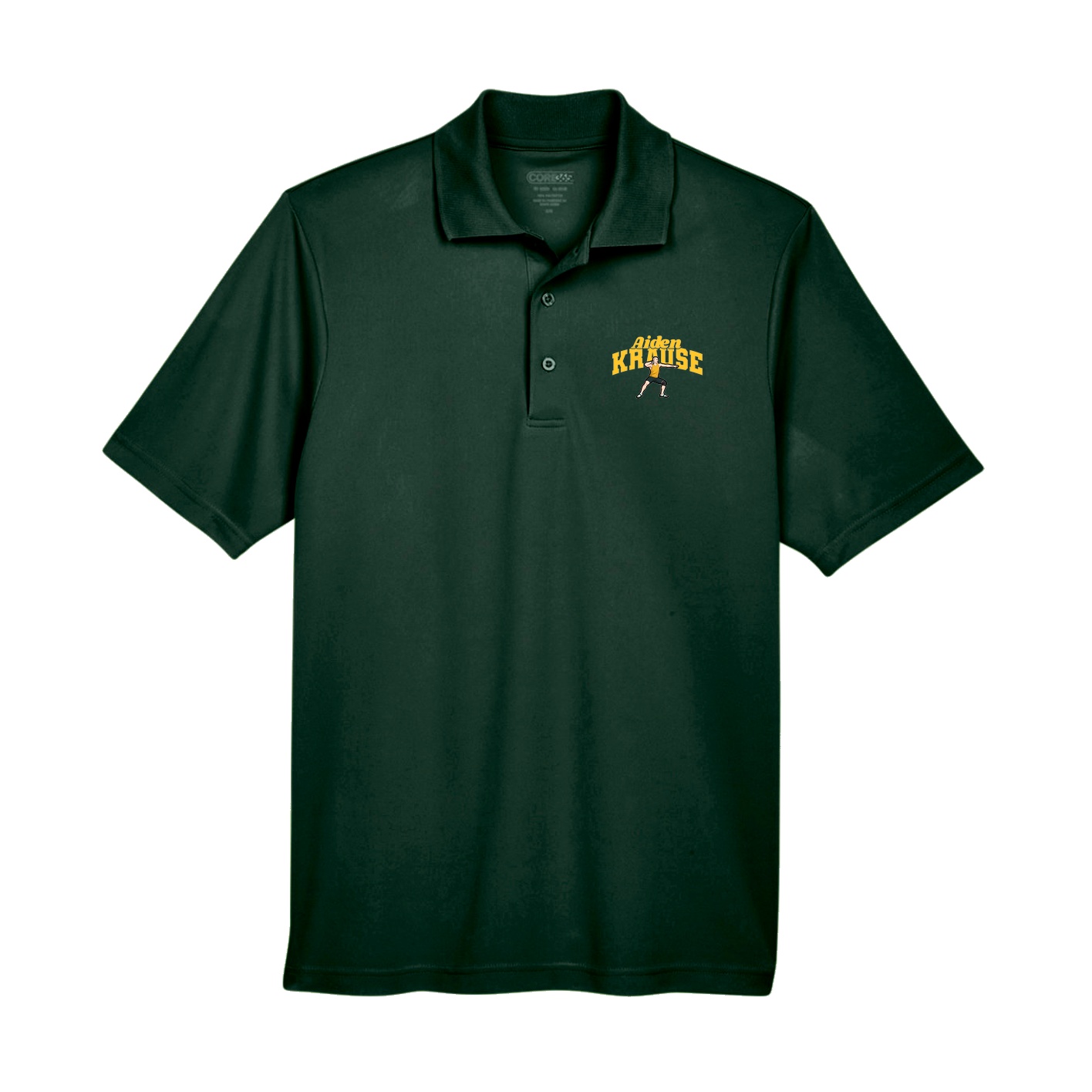 Performance Polo — Signature Arch in Green